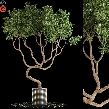 Botanical Bliss: 639 Green Wonders 3D model image 1 