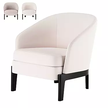 Modern Chelsea Armchair by Molteni&C 3D model image 1 