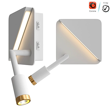 Modern VIT Design Lamp 3D model image 1 