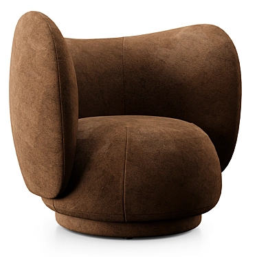 Rico Armchair: Stylish and Comfortable 3D model image 1 