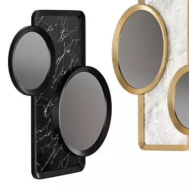 Reflective Harmony | Wall Mirror 3D model image 1 