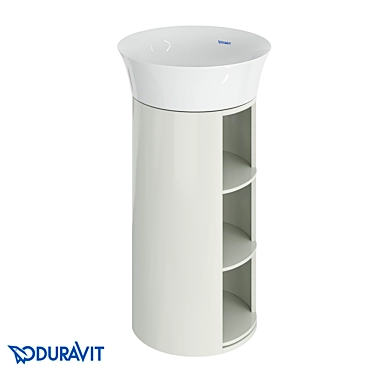 DURAVIT White Tulip Floor Stand 3D model image 1 