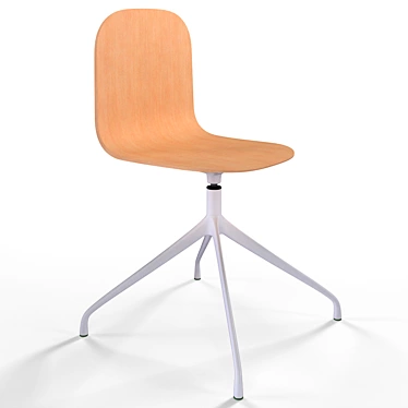 Miranda Swivel Chair: Comfort and Style 3D model image 1 