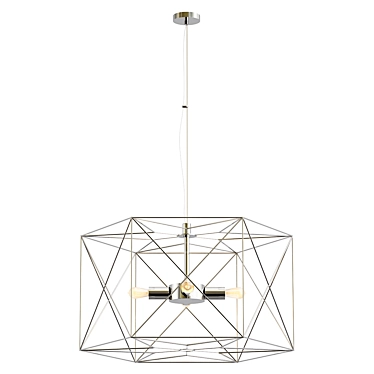 Elegant Lussole Pendant Chandelier 3D model image 1 