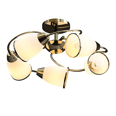 Contemporary Ceiling Chandelier by ARTE 3D model image 1 