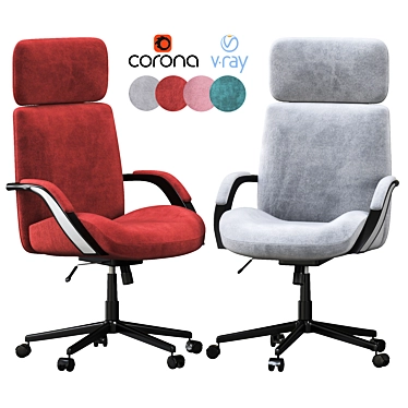 ErgoFlex Beautyrest Office Chair 3D model image 1 