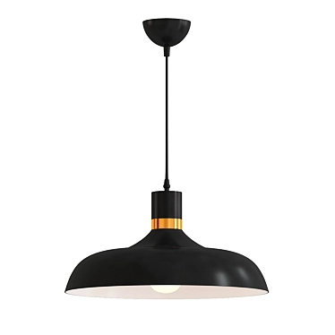 Macaron Style Metal Pendant Lamp 3D model image 1 