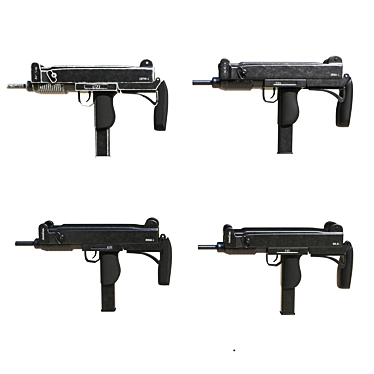 Modern 2016 Uzi 1: Versatile Weapon 3D model image 1 