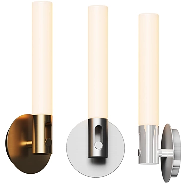 Glowing Elegance: Clare LED Wall Sconce 3D model image 1 