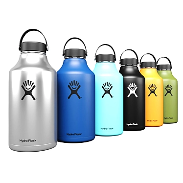 Hydro Flask 1.9L: Stay Hydrated in Style! 3D model image 1 