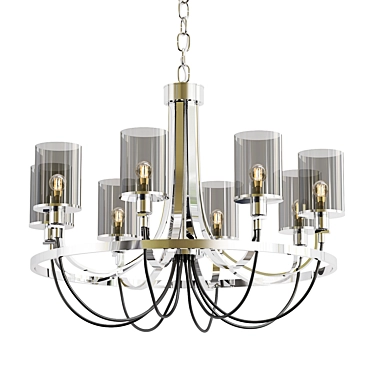 Modern Ombra Pendant Lighting 3D model image 1 