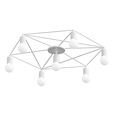 Elegant Ceiling Chandelier 97896 3D model image 1 