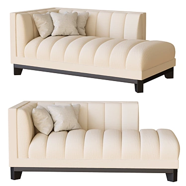 Elegant Lounge Sofa - DITMAR 3D model image 1 