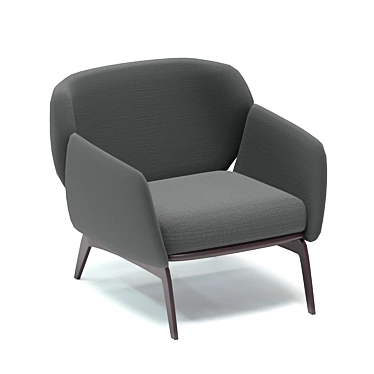 Modern Vray Armchair: Polys 4396 3D model image 1 