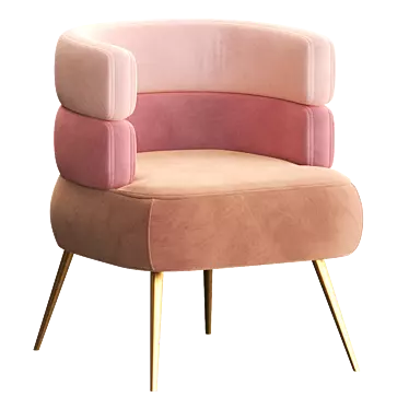 SANDWICH Easy Chair: Comfort and Style 3D model image 1 