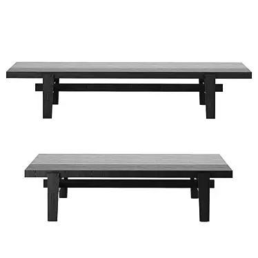 Elegant Poliform Coffee Tables 3D model image 1 