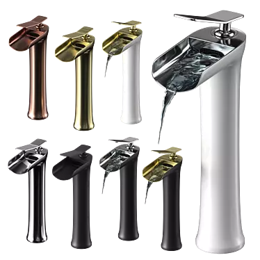 Waterfall Single Handle Faucet 3D model image 1 
