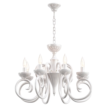 Zefiro Pendant Chandelier - Elegant Lighting Fixture 3D model image 1 