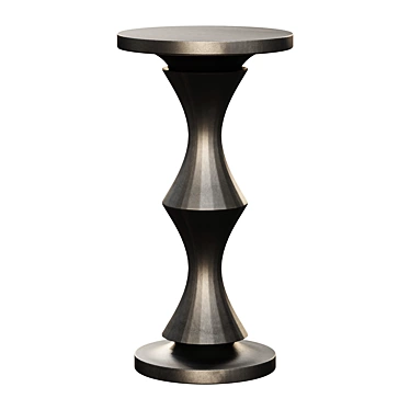 Modern Round Metal Coffee Table 3D model image 1 