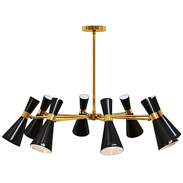 Dumo Pendant Light: Modern Elegance 3D model image 1 