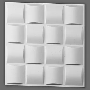 3D Decor Wall Panel - 30x30cm 3D model image 1 