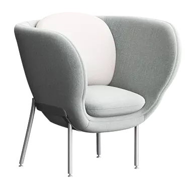 Sleek ARMADA Armchair: 2017 Design 3D model image 1 