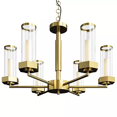 Regent Chelsom Ceiling Light 3D model image 1 