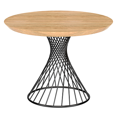 Turin Dining Table: Elegant and Functional 3D model image 1 