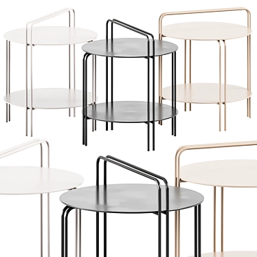 Sleek Carry Side Table 3D model image 1 