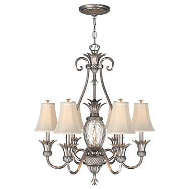 Hinkley Plant7 Polished Chandelier 3D model image 1 