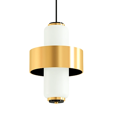 Modern Glam Melrose Pendant 3D model image 1 