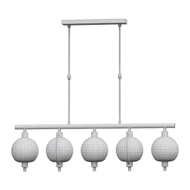 Stunning Pluto 42 Pendant Light 3D model image 1 