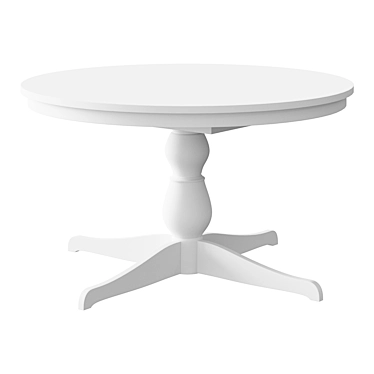 INGATORP Extendable table, white