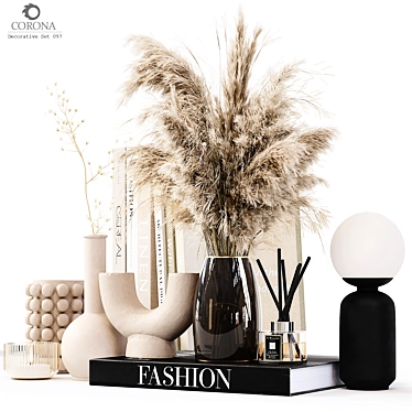 Elegant Decor Set 3D model image 1 