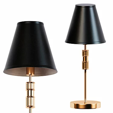 Sleek Millimeter Desk Lamp 3D model image 1 