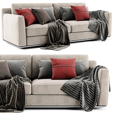 Horm Ellington 2-Seats Sofa | Stylish & Space-Saving 3D model image 1 