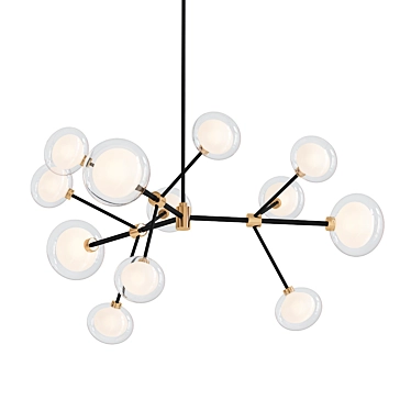 Elegant Nabila Chandelier, V-Ray Render 3D model image 1 