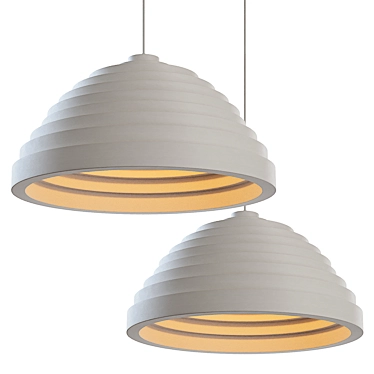 Elegant BAROLINE Pendant Light 3D model image 1 