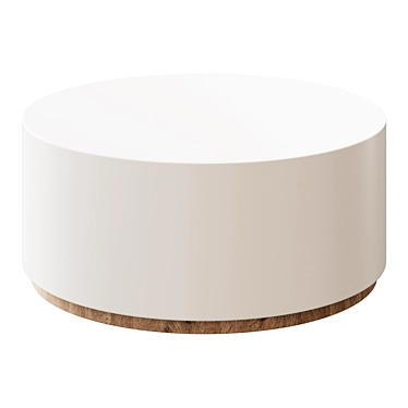 Modern Round Coffee Table 3D model image 1 