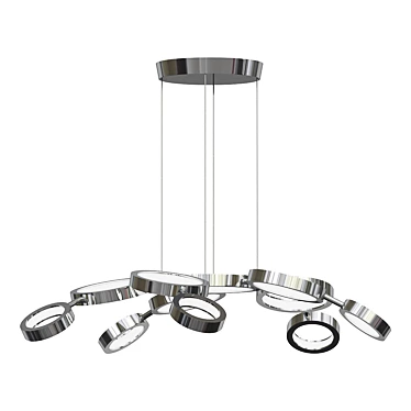 Lightstar Unitario: Stylish Hanging Chandelier 3D model image 1 