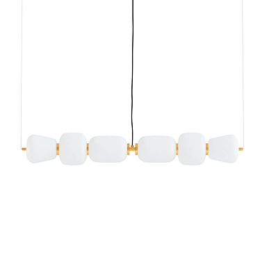 Modern Kace 2 Light Pendant 3D model image 1 