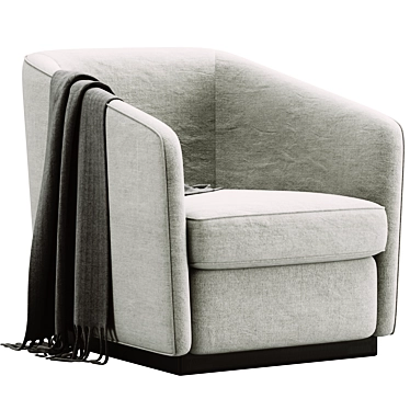 Leblon Armchair: Stylish and Comfortable 3D model image 1 