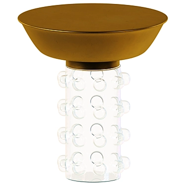  Elegant Glass Side Table 3D model image 1 