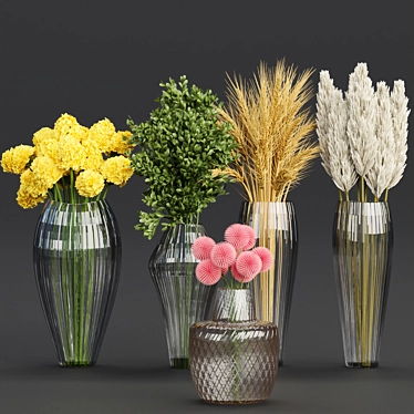 Floral Bouquet Collection 81 3D model image 1 