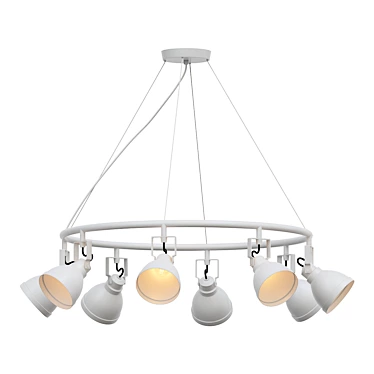 Freya Roslyn Pendant Light 3D model image 1 