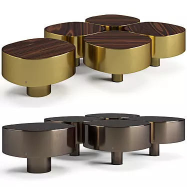 Luxury Fendi Casa Coffee Tables 3D model image 1 