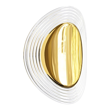 Elegant Maurine Wall Lamp 3D model image 1 