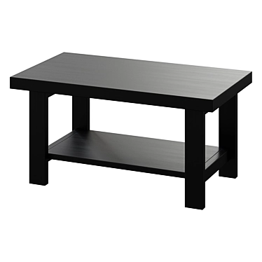 Elegant Reed Coffee Table 3D model image 1 