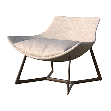 Harp TURRI Armchair 3D model image 1 