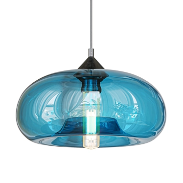 Modern Pendant Light Fixture 3D model image 1 